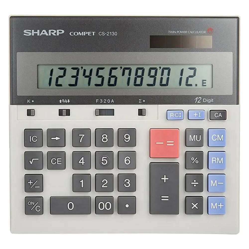 ماشین حساب شارپ Sharp CS-2130 1 ماشین حساب شارپ Sharp CS-2130
