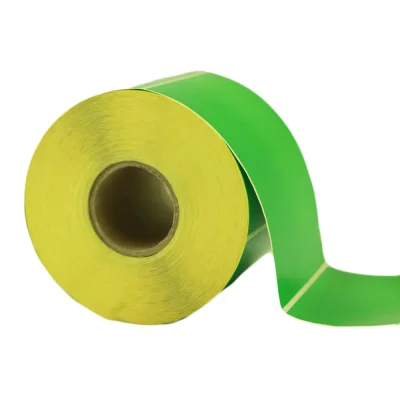 لیبل (برچسب) کاغذی سبز تک ردیفه 125×95