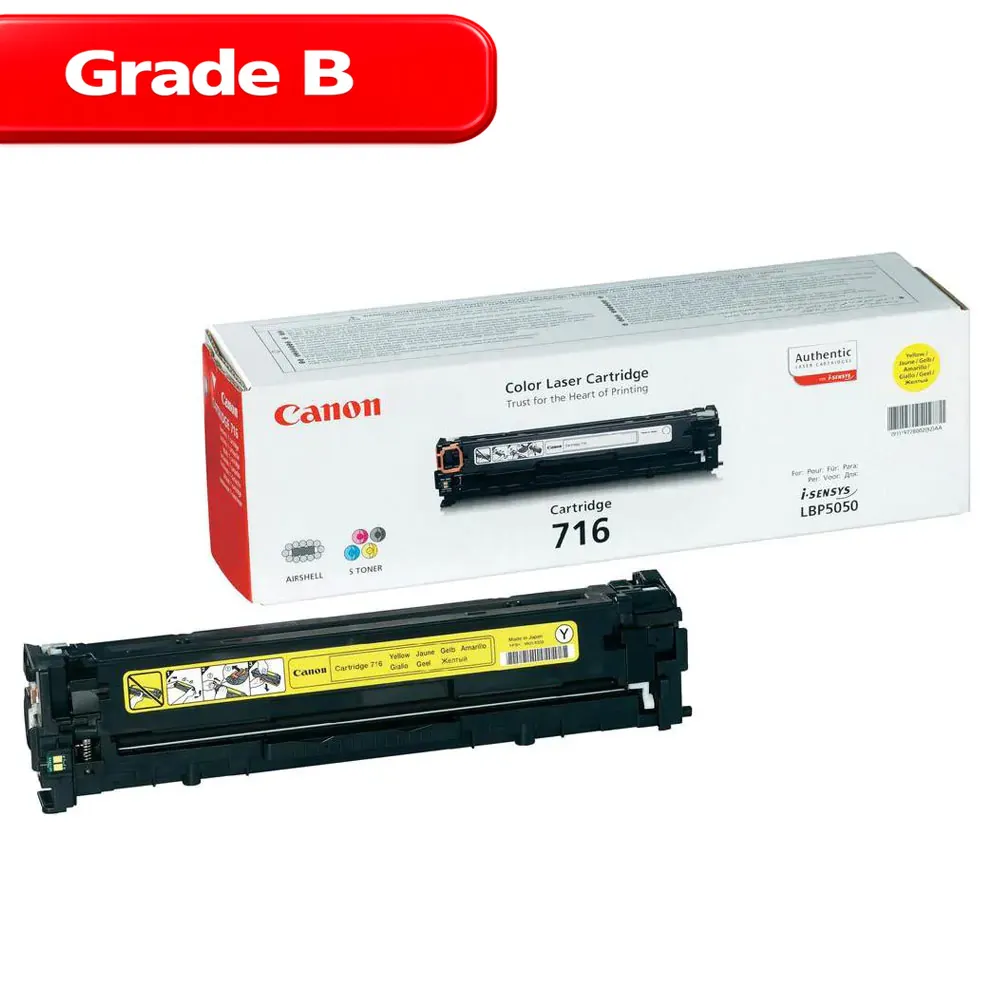 کارتریج تونر رنگ زرد کاننB Canon 716 1 کارتریج تونر رنگ زرد کاننB Canon 716