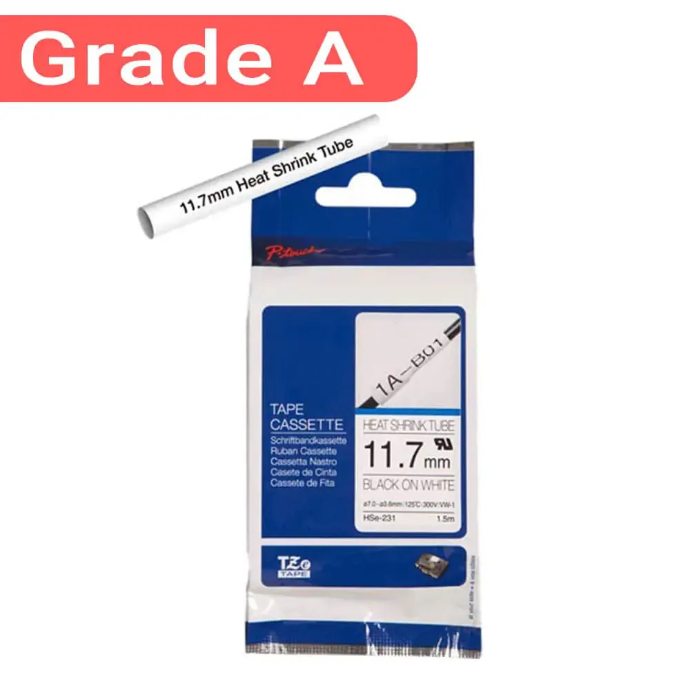 نوار لیبل پرینتر شیرینگ حرارتی برادر HSE-231 غیر اورجینال 1 نوار لیبل پرینتر شیرینگ حرارتی برادر HSE-231 غیر اورجینال
