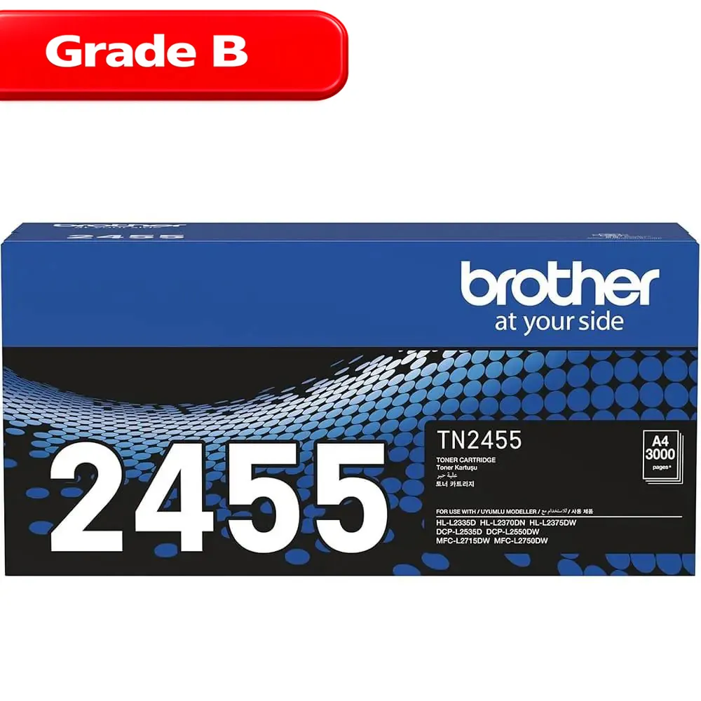 کارتریج تونر برادر TN 2455(Grade B) 1 کارتریج تونر برادر TN 2455(Grade B)