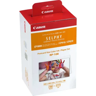 ست جوهر و کاغذ عکس کانن Canon RP-108