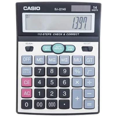 ماشین حساب کاسیو غیر اورجینال DJ-2214S