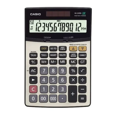 ماشین حساب کاسیو CASIO DJ-220D