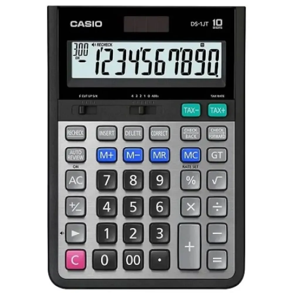ماشین حساب کاسیو مدل DS-1JT 1 ماشین حساب کاسیو مدل DS-1JT