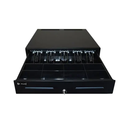 کشوی پول ای پوز 5 خانه E-POS ECH 460 رنگ مشکی