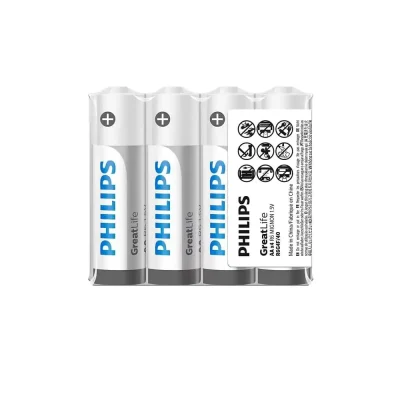 باتری قلمی فیلیپس Greatlife AA R6G4B/40 بسته 4 عددی