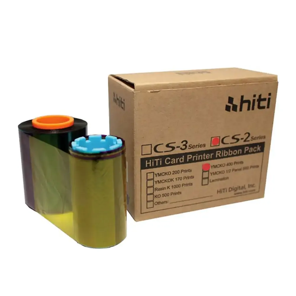 ریبون رنگی هایتی Hiti CS-2 YMCKO 400 Prints (غیر اورجینال) 1 ریبون رنگی هایتی Hiti CS-2 YMCKO 400 Prints اورجینال