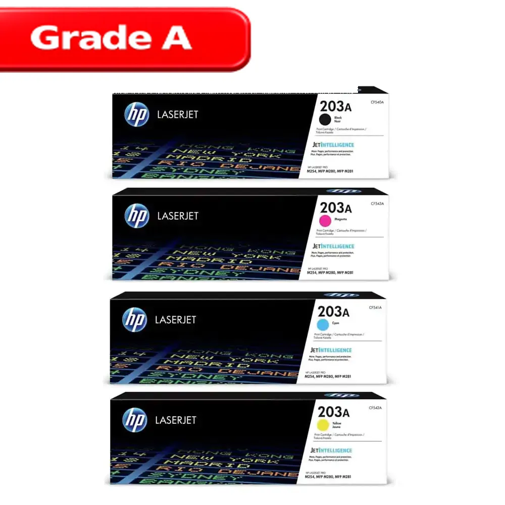 کارتریج اچ پی رنگی HP 203A 1 کارتریج اچ پی رنگی HP 203A