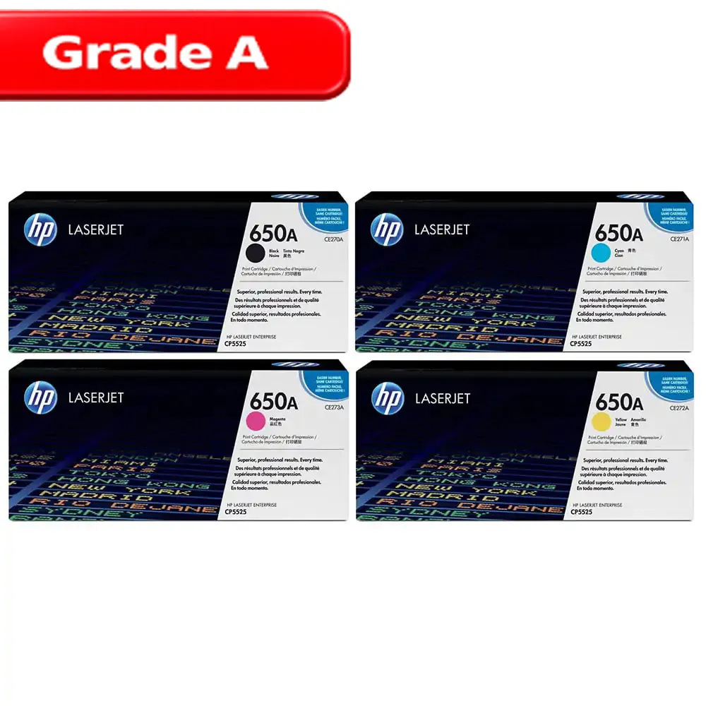 ست کارتریج رنگی اچ پی چهار رنگ HP 650A 1 ست کارتریج رنگی اچ پی چهار رنگ HP 650A