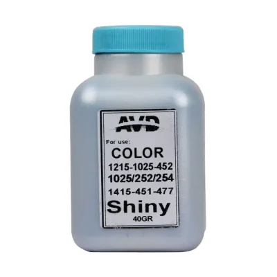 تونر شارژ رنگ آبی اچ پی HP چاپ براق 40 گرمی آوند