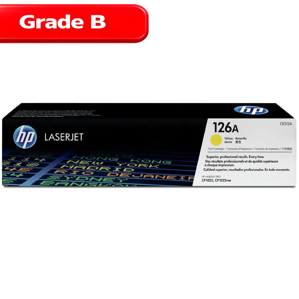 کارتریج HP 126B رنگ زرد 1 کارتریج HP 126B رنگ زرد