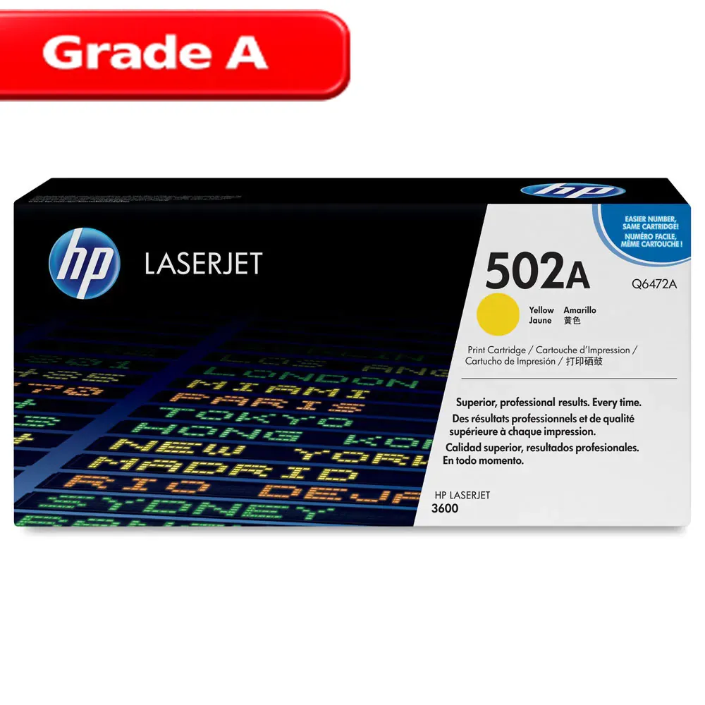 کارتریج رنگی اچ پی رنگ زرد HP 502A 1 کارتریج رنگی اچ پی رنگ زرد HP 502A