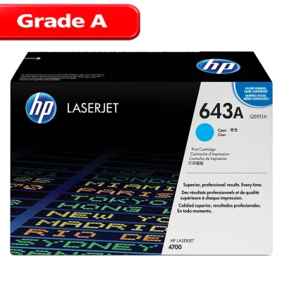 کارتریج رنگی اچ پی رنگ آبی HP 643A