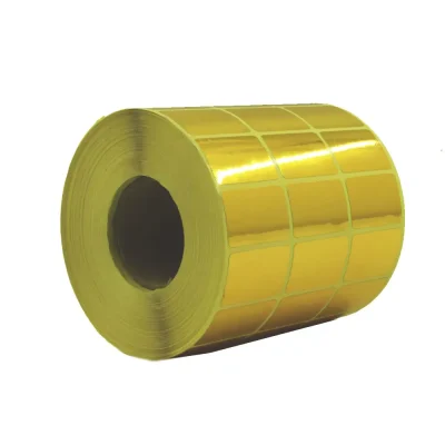 لیبل (برچسب) کاغذی طلایی سه ردیفه Paper Label 21×31
