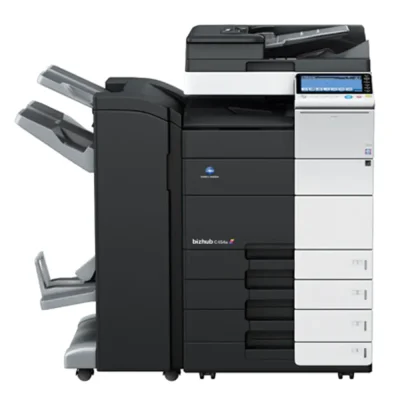 دستگاه کپی رنگی کونیکا مینولتا با فینیشر Konica Minolta Bizhub c454e