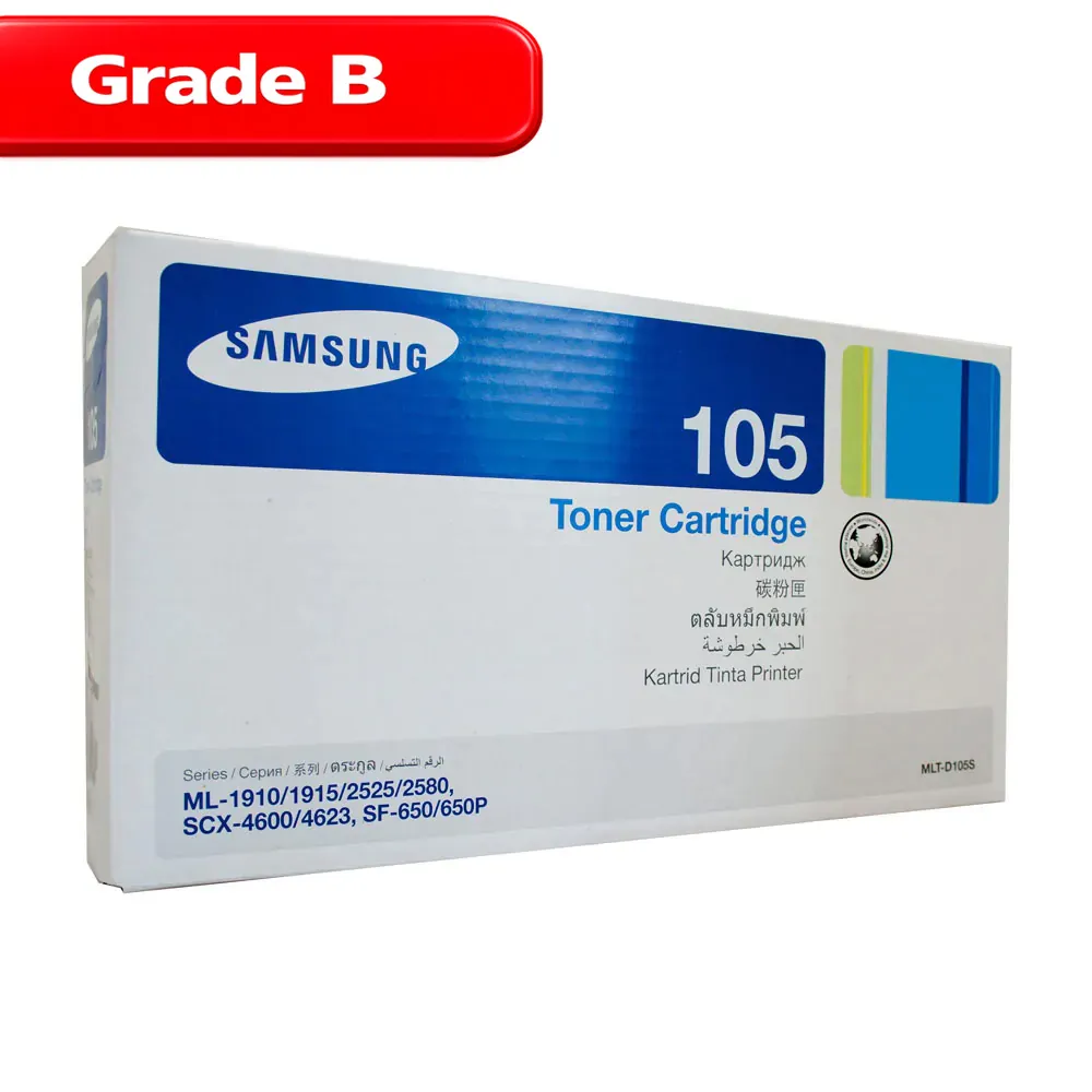 کارتریج تونر مشکی سامسونگ 105 (Grade B) 1 کارتریج تونر مشکی سامسونگ 105 (Grade B)
