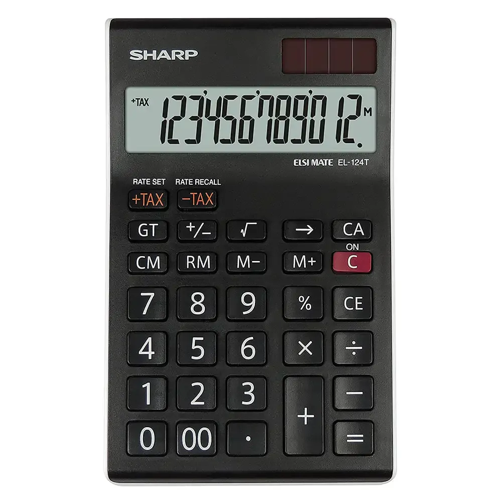 ماشین حساب شارپ Sharp EL-124T 1 ماشین حساب شارپ Sharp EL-124T