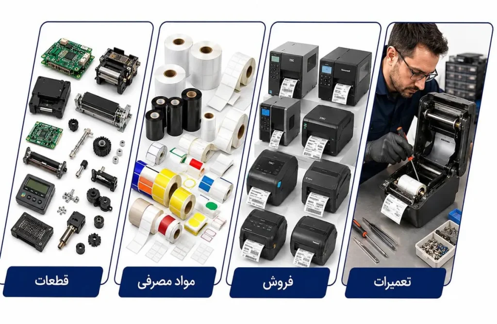 لیبل پرینتر 6 لیبل پرینتر