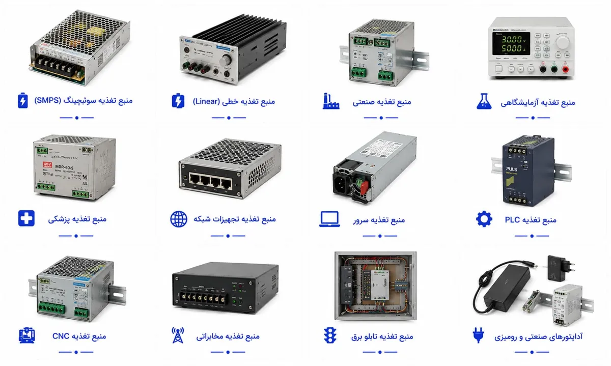 منبع تغذیه 3 منبع تغذیه 2