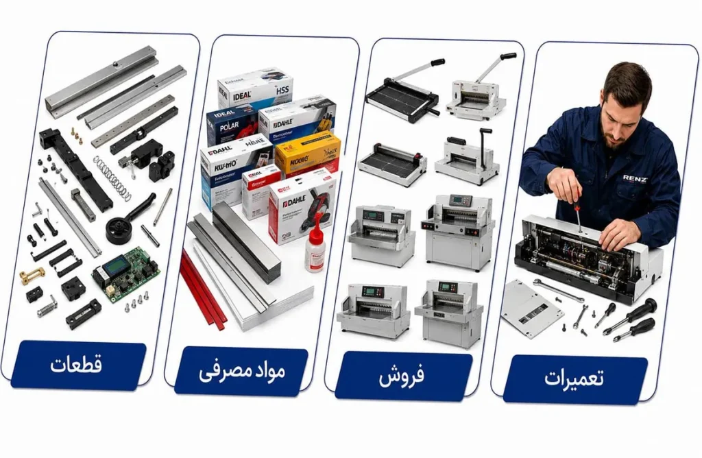 برش کاغذ دستی 3 گیوتین