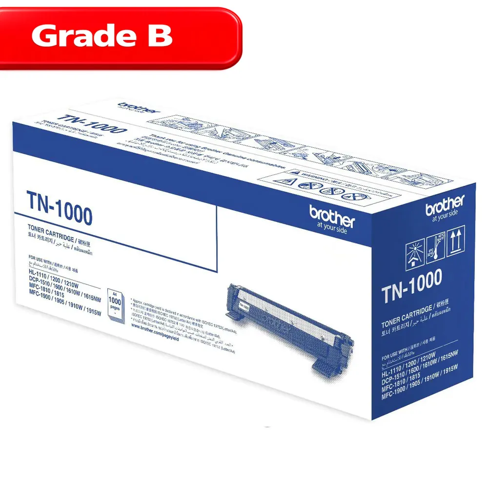 کارتریج تونر مشکی برادر Brother TN-1000(Grade B) 1 کارتریج تونر مشکی برادر Brother TN-1000(Grade B)