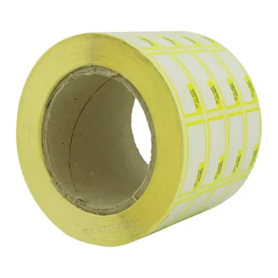 لیبل (برچسب) اصالت کالا چهار ردیفه 20×40 بوبین بزرگ