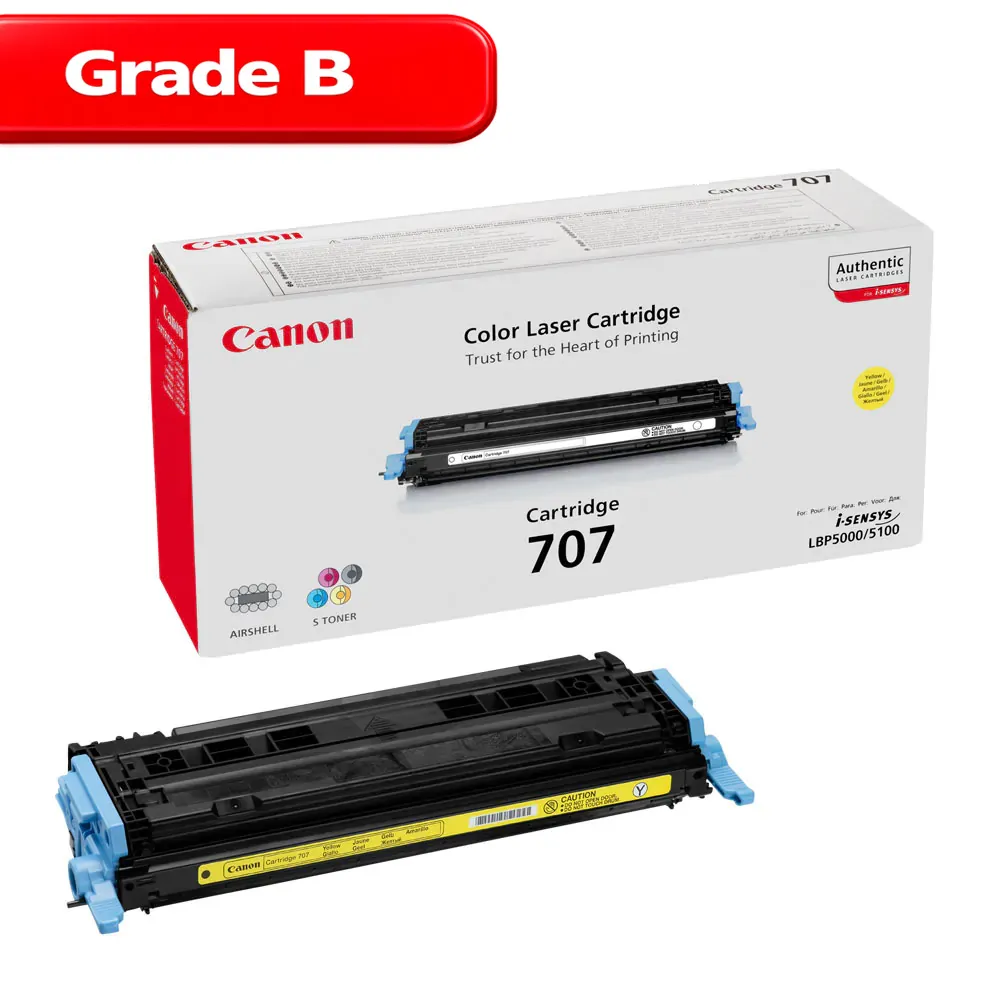 کارتریج تونر رنگ زرد کانن B Canon 707 1 کارتریج تونر رنگ زرد کانن B Canon 707