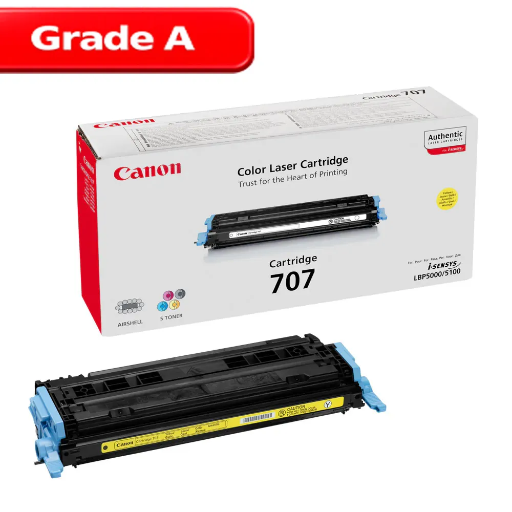 کارتریج تونر رنگ زرد کانن Canon 707 1 کارتریج تونر رنگ زرد کانن Canon 707